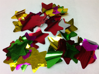 Mylar Star Confetti