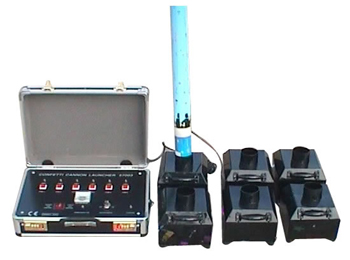 6 Piece Wireless Confetti Launcher System